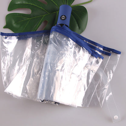 MiniVision Automatic Transparent Umbrella - the tiniest automatic clear canopy umbrella!