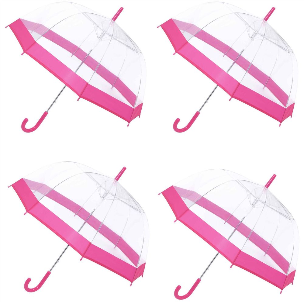 Crystal Dome Wedding Umbrellas - 4 Pack Special Offer!