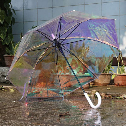 Magic Rainbow Automatic Iridescent Umbrella