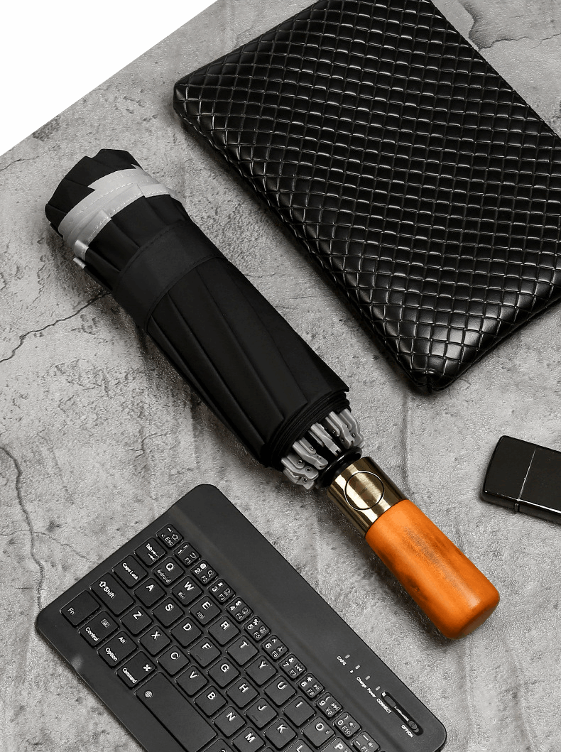 The 'Flip Classic' Luxury Compact Umbrella