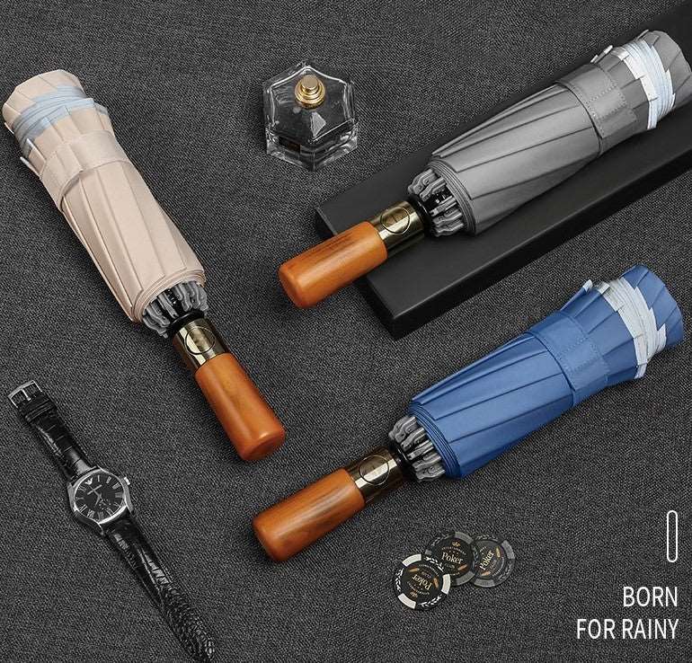 The 'Flip Classic' Luxury Compact Umbrella