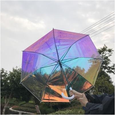 Magic Rainbow Automatic Iridescent Umbrella