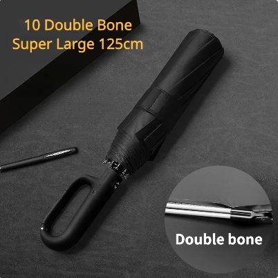 New 'Smartsnap' Ring Handle Automatic Storm Proof Compact Umbrella