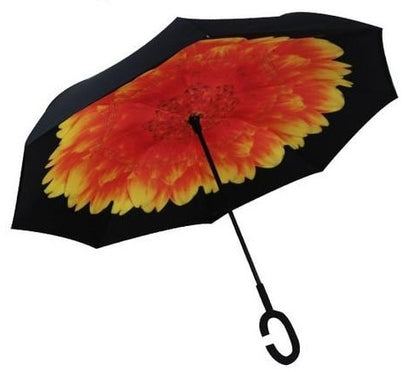 The 'Flip' Ultimate Umbrella - Hands Free, Windproof, Drip Free, Over 60 Stunning Patterns & Colours