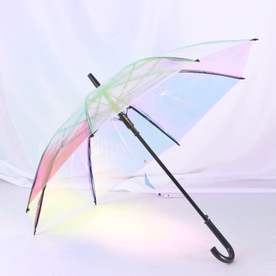 Magic Rainbow Automatic Iridescent Umbrella