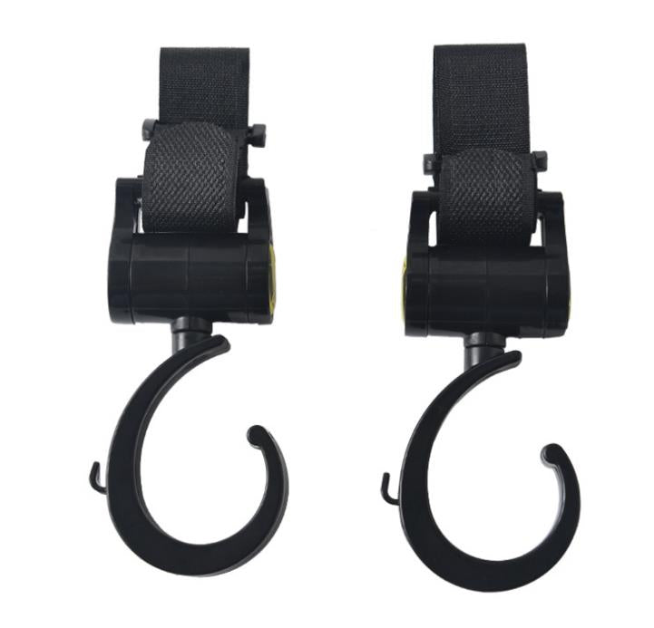 Umbrella/Bag Hook 360 degree Velcro hooks