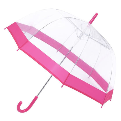 Crystal Dome Transparent Umbrella in 3 Eyecatching colours