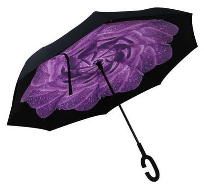 The 'Flip' Ultimate Umbrella - Hands Free, Windproof, Drip Free, Over 60 Stunning Patterns & Colours