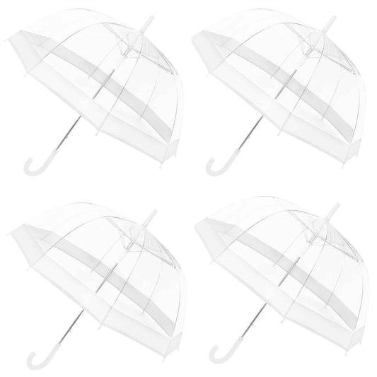 Crystal Dome Wedding Umbrellas - 4 Pack Special Offer!