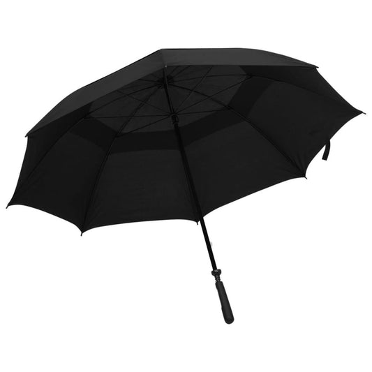 The British Modern Classic Large Black Umbrella with straight handle