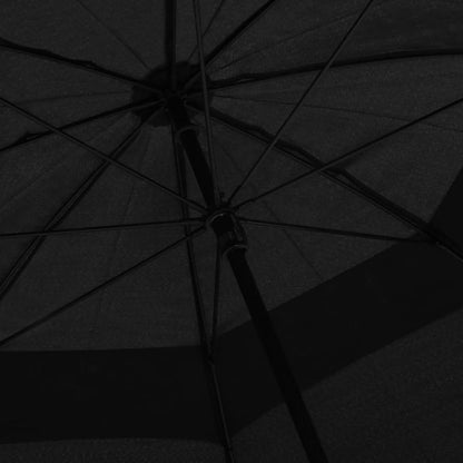 The British Modern Classic Large Black Umbrella with straight handle